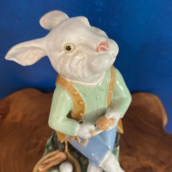 Charming Beswick Beatrix Potter Benjamin Bunny Ceramic Rabbit Figurine - Picture 5 of 7